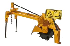 Dondi bilateral mono wheel ditcher