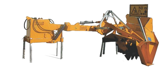 Dondi broad movement mono wheel ditcher